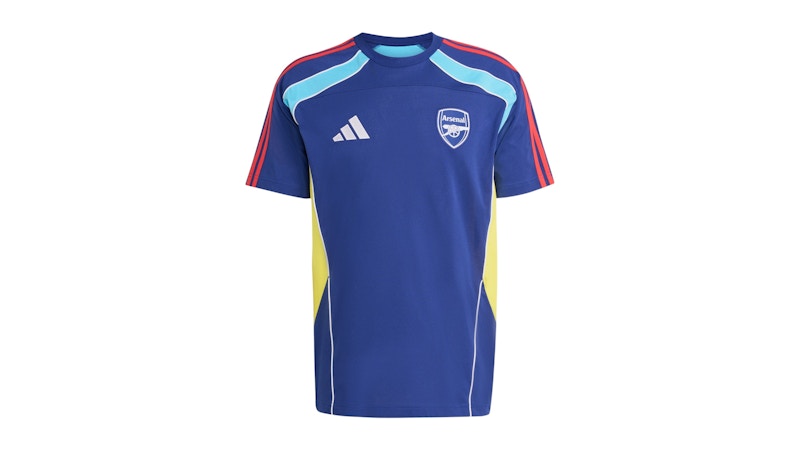 adidas Arsenal Festival Pack Tee Victory Blue Bright Yellow Bright Cyan