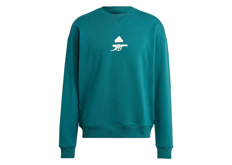 adidas Arsenal Lfstlr Heavy Cotton Sweatshirt Rich Green