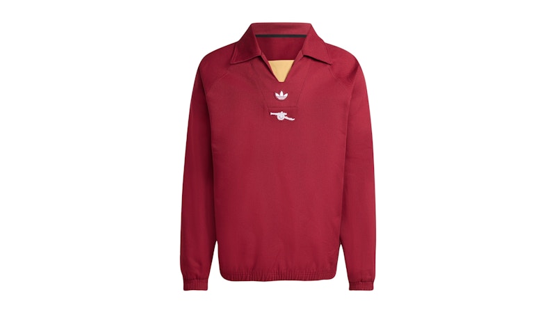 adidas Arsenal Terrace Icons Drill Sweatshirt Team Coll Burgundy