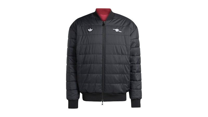 adidas Arsenal Terrace Icons Jacket Team Coll Burgundy Black