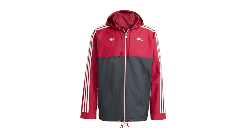 adidas Arsenal Terrace Icons Parka Team Coll Burgundy Black