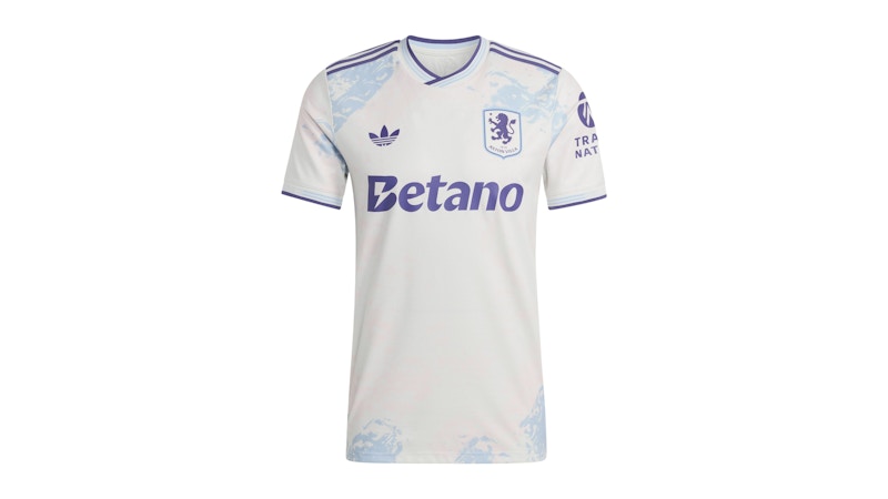 adidas Aston Villa FC 25/26 Third Authentic Jersey Off White Energy Ink