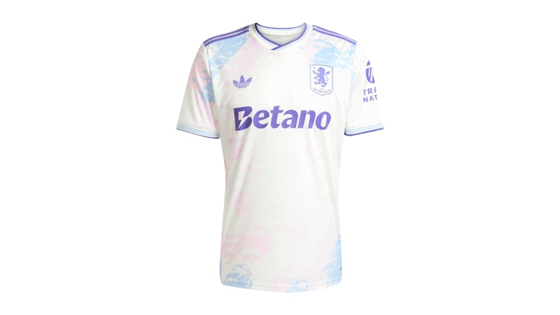 adidas Aston Villa FC 25/26 Third Jersey Off White Energy Ink