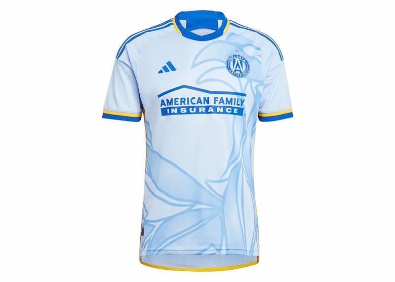 adidas Atlanta United FC 24/25 Away Authentic Jersey Glow Blue