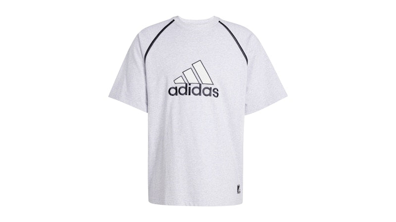 adidas Badge Of T-Shirt Light Grey Heather