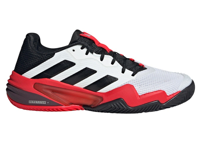 adidas Barricade 13 Clay White Black Lucid Red
