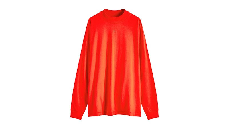 adidas Basketball Long-Sleeve T-shirt Red/Black