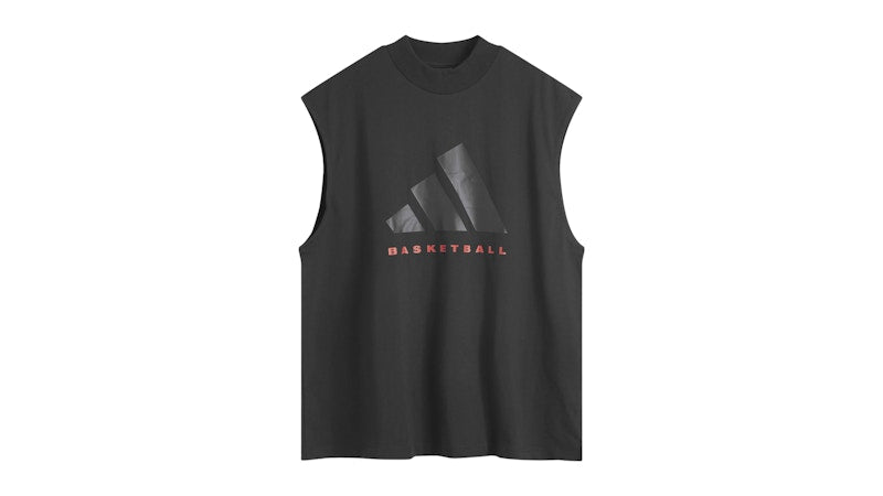 adidas Basketball Sleeveless T-shirt Black