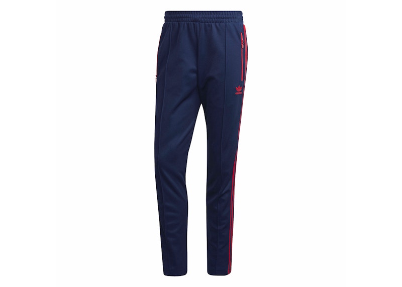 adidas Beckenbauer Track Pants Team Navy/Scarlet/White