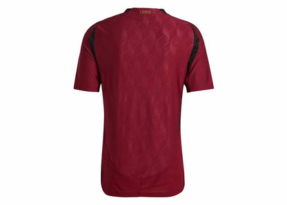 adidas Belgium 2024 Home Authentic Jersey Team Coll Burgundy
