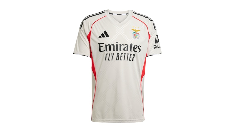 adidas Benfica 25/26 Away Jersey Beige