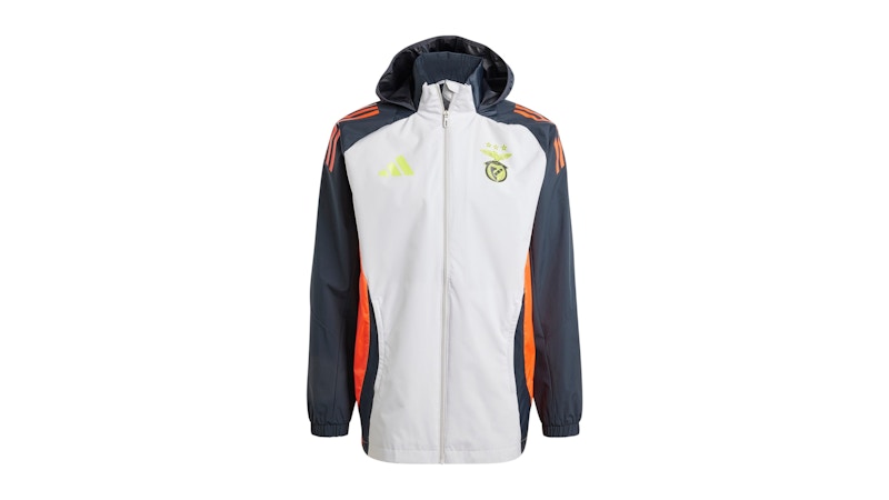 adidas Benfica Tiro 24 Competition All-Weather Jacket Light Solid Grey Semi Solar Red