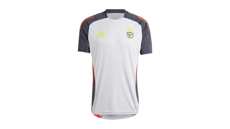 adidas Benfica Tiro 24 Competition Jersey Light Solid Grey Semi Solar Red
