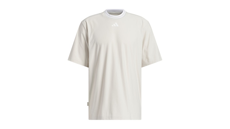 adidas Beyond Mock Polo Shirt Alumina