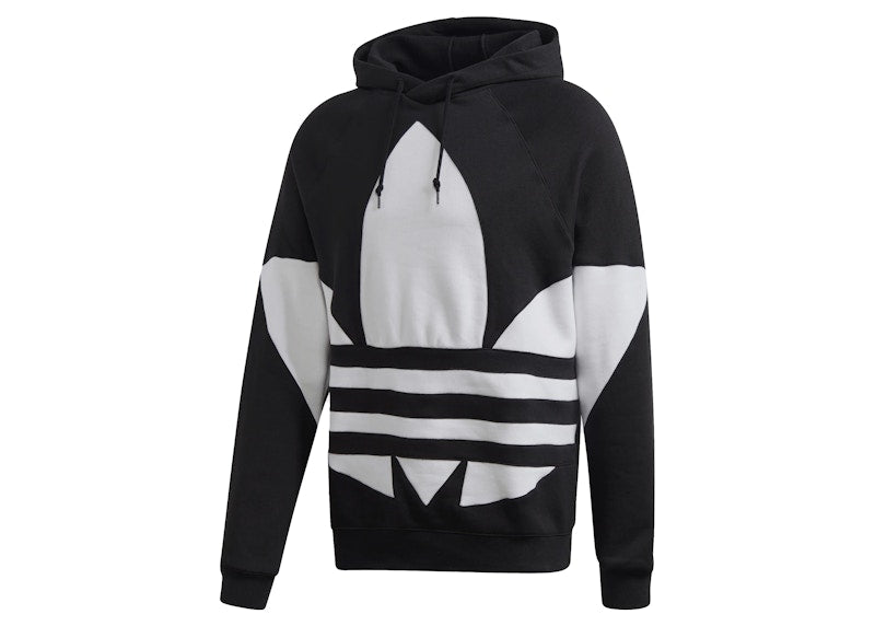 adidas Big Trifoil Pullover Hoodie Black/White