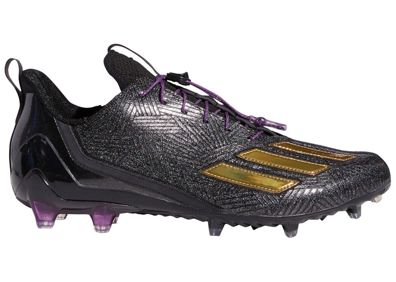 adidas Black Panther Adizero 12.0 Marvel Core Black Gold Metallic Tribe Purple
