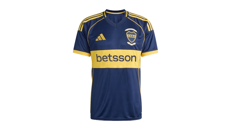 adidas Boca 25/26 Home Jersey Night Indigo Bold Gold