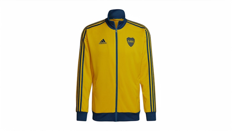 adidas Boca 3-Stripes Track Top Yellow