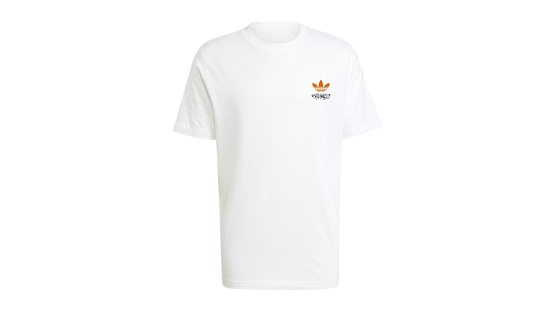 adidas Boombox Trefoil GFX T-Shirt White