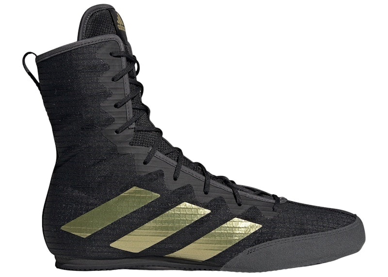 adidas Box Hog 4 Core Black Gold Metallic Grey