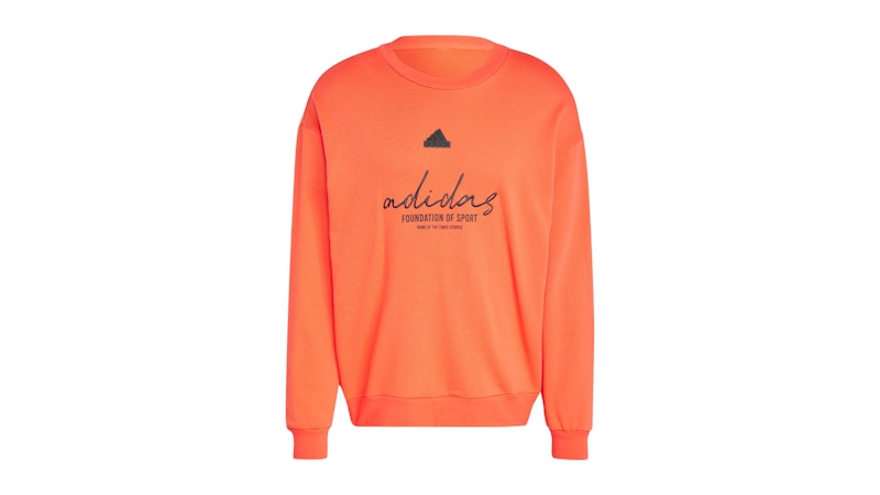 adidas Brand Love French Terry Sweatshirt Bright Red