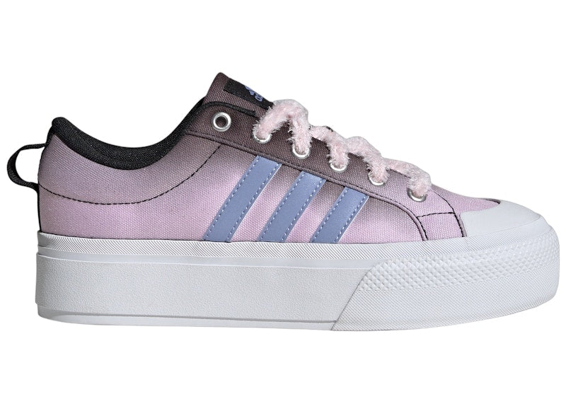 adidas Bravada 2.0 Platform Core Black Blue Spark Met. Clear Pink