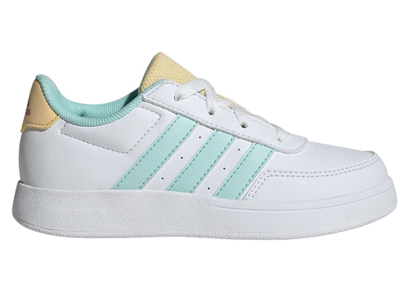 adidas Breaknet Lifestyle Court Cloud White Semi Flash Aqua Orange Tint (GS)