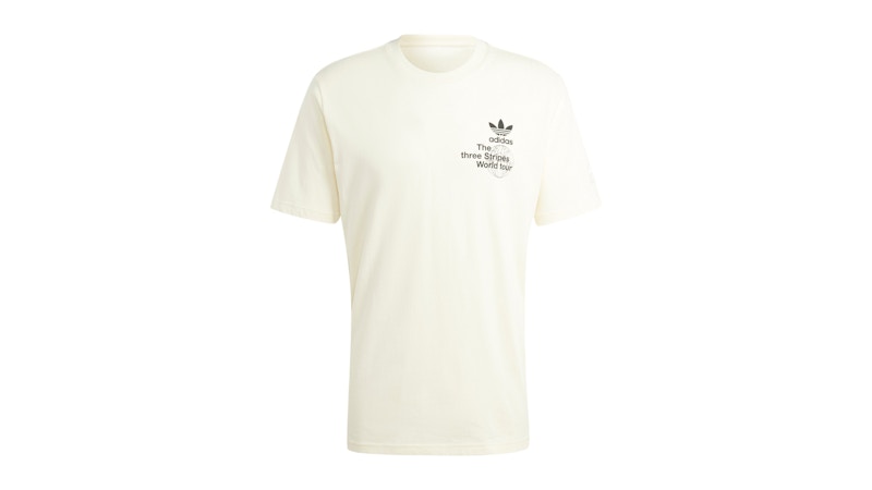 adidas Bt Short Sleeve T-Shirt Cream White