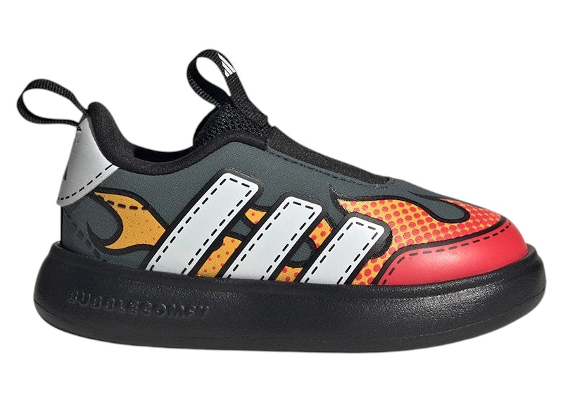 adidas Bubblecomfy Grey Lucid Red Flames (TD)