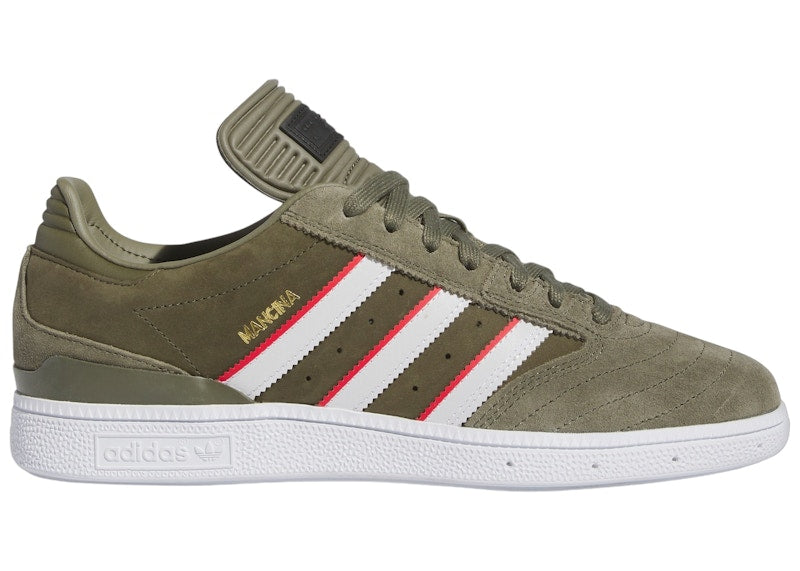 adidas Busenitz Olive Strata Red Cloud White
