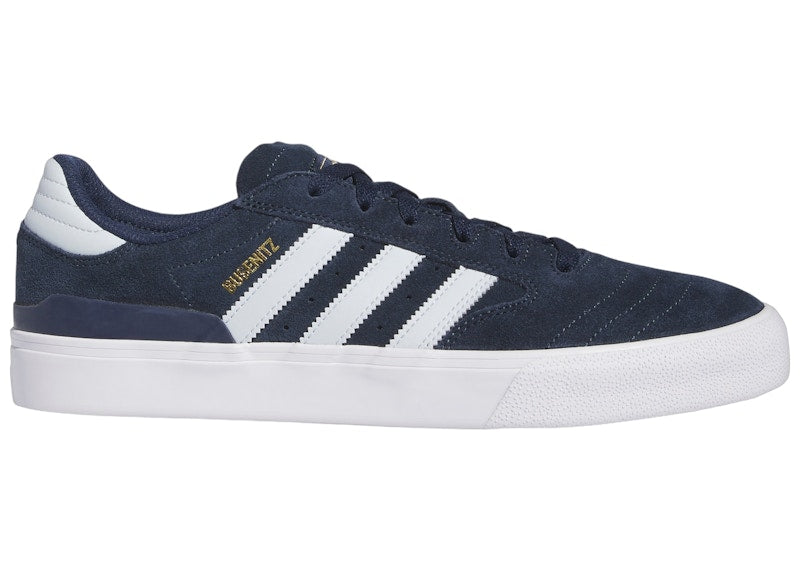 adidas Busenitz Vulc II Collegiate Navy Halo Blue Gold Foil