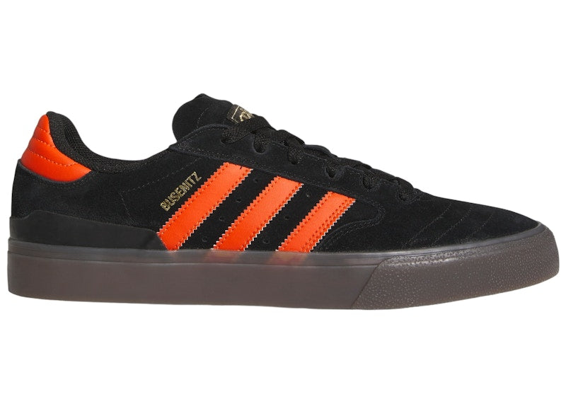 adidas Busenitz Vulc II Core Black Collegiate Orange Gum
