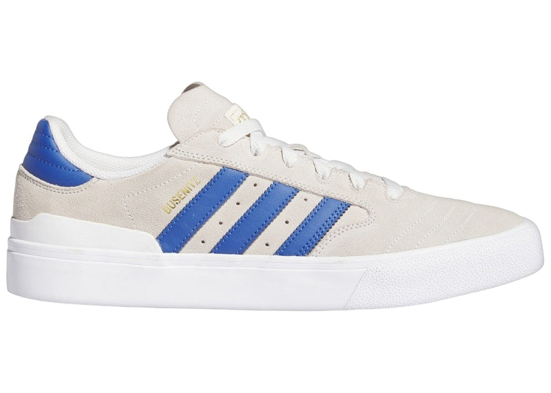 adidas Busenitz Vulc II Crystal White Royal Blue Gold Metallic