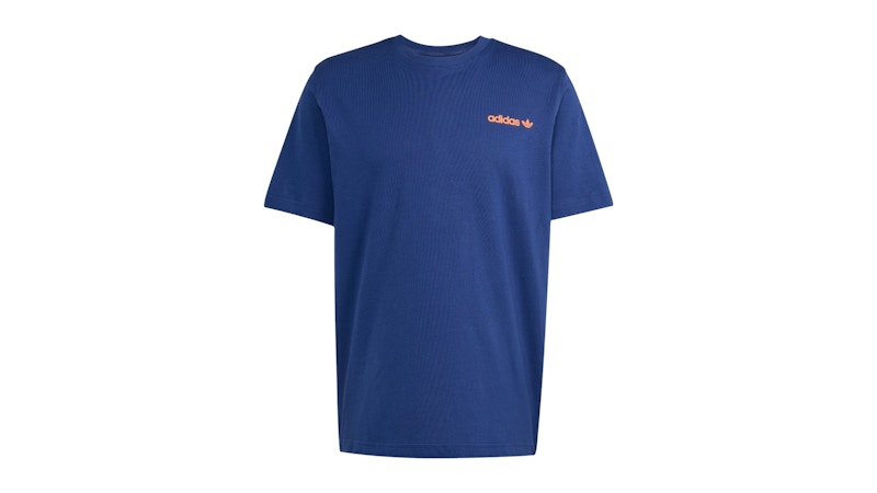 adidas Calm Coffee Bear Graphic T-Shirt Dark Blue