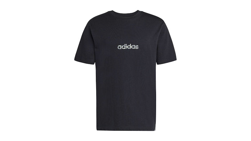 adidas Camo Linear Graphic T-Shirt Black