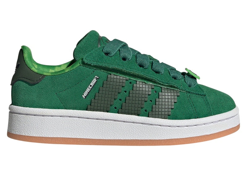adidas Campus 00s Comfort Closure Minecraft Camp Green Black White Gum (PS)