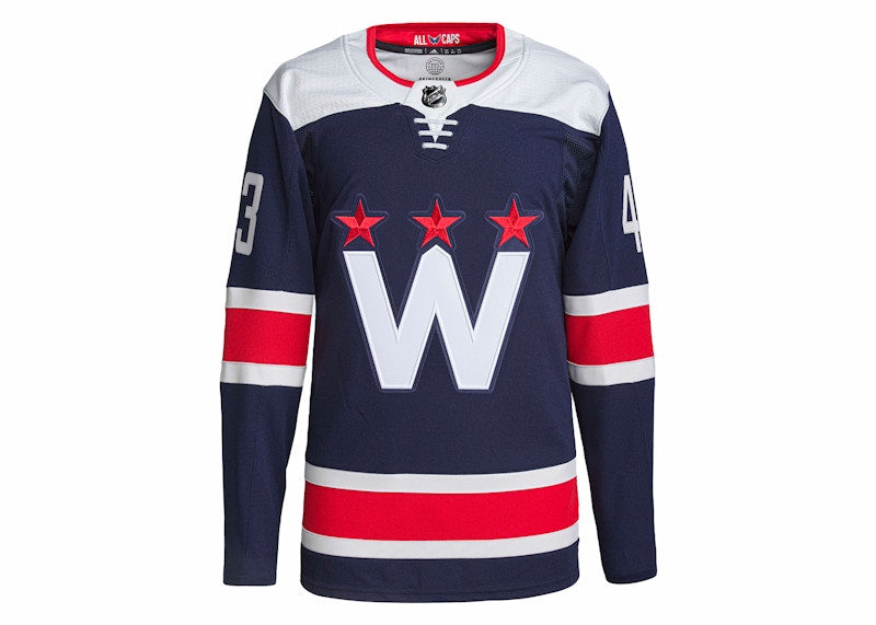 adidas Capitals Wilson Third Authentic Jersey Navy