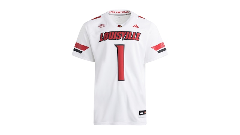 adidas Cardinals Premier Away Jersey Louisville White