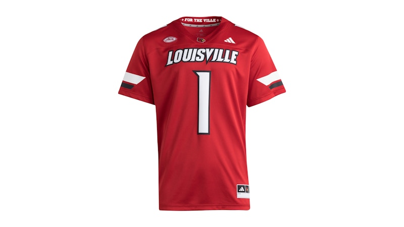 adidas Cardinals Premier Home Jersey Louisville Team Power Red