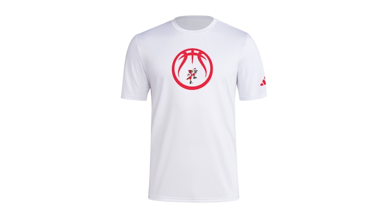 adidas Cardinals Short Sleeve Pregame Tee Louisville White Multi