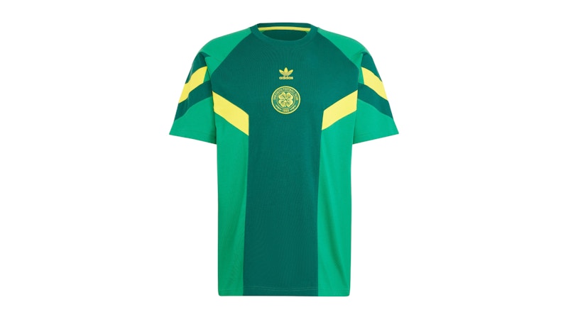 adidas Celtic FC T-Shirt Team Dark Green/Team Green