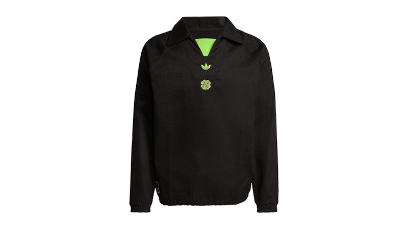 adidas Celtic FC Terrace Icons Drill Sweatshirt Black