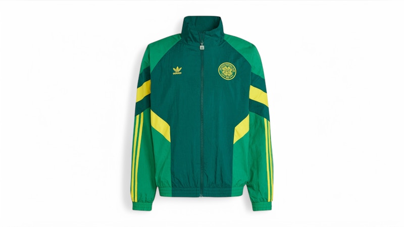 adidas Celtic FC Track Top Team Green/Team Dark Green