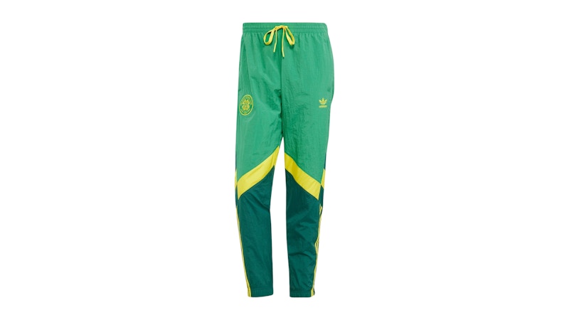 adidas Celtic FC Track Tracksuit Bottoms Team Green/Team Dark Green
