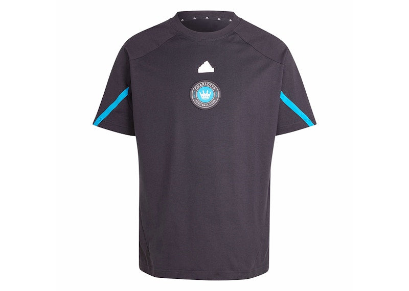 adidas Charlotte FC Designed for Gameday Travel Tee Black