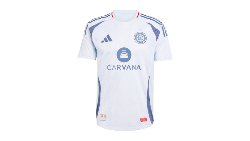 adidas Chicago Fire 25/26 Away Authentic Jersey Sky Tint