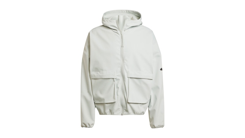 adidas City Escape Premium Full-Zip Hoodie Wonder Silver