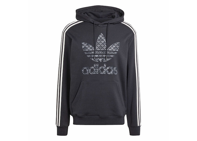 adidas Classic Mono Graphic Hoodie Black