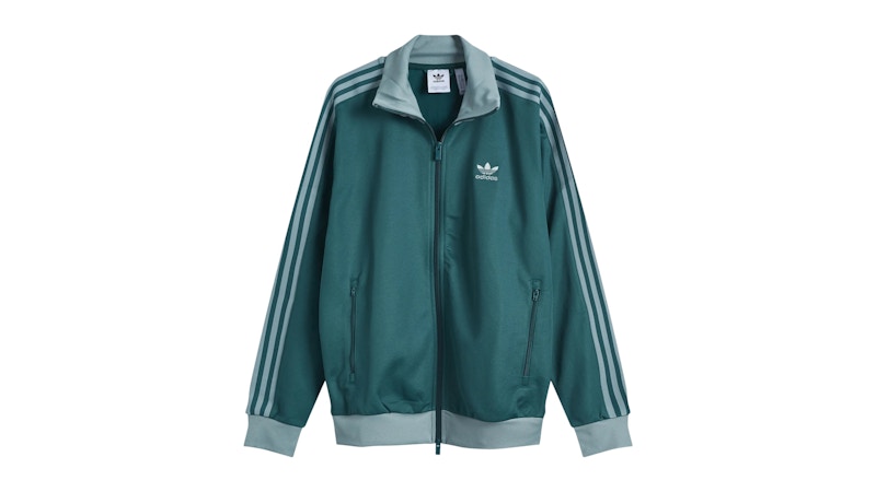 adidas Classic Track Top Collegiate Green/Silver Green
