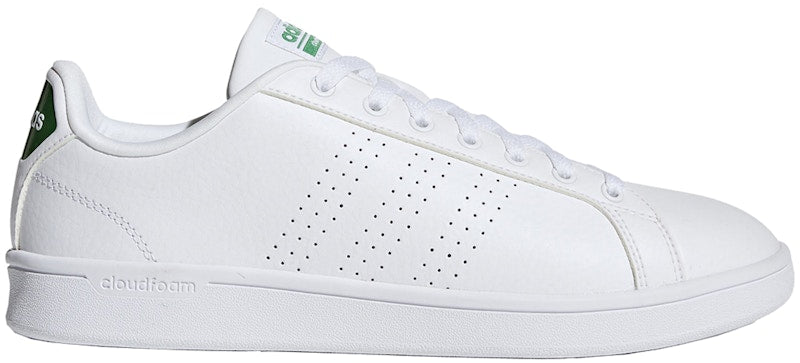 adidas Cloudfoam Advantage Clean White Green